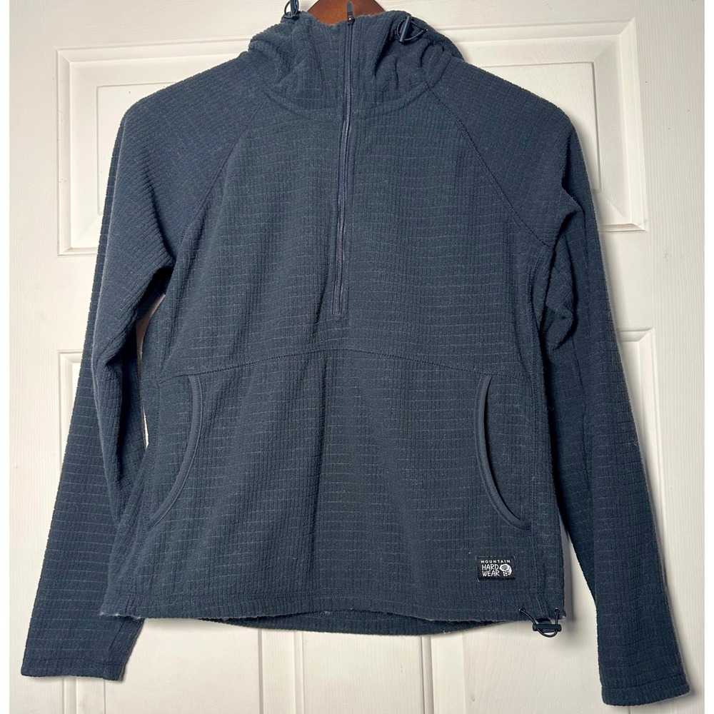 Mountain Hardwear Women's Dark Charcoal Half-Zip Hoodie